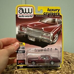 Auto World Cadillac Eldorado 1975 Cerise Firemist